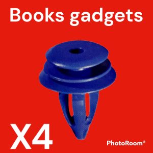 Per Land Rover Discovery IV 2009>2017 Kit 4pz Bottone Clip per Fissaggio Modanatura Sottoporta LR027255