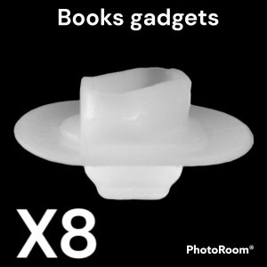 Per Renault 19, Clio I 1990, Laguna, Safrane Kit 8pz Graffetta Molletta per Fissaggio Modanatura Fiancata 7703077256