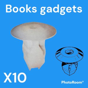 Per Fiat Punto Kit 10pz Madrevite in Plastica per Fissaggio Porta-Pannello 7745193