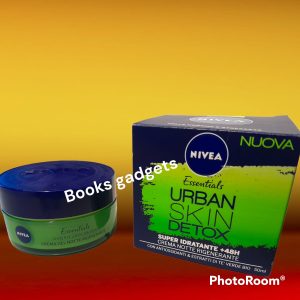 2 pezzi Nivea Essentials Urban Skin Detox Crema Notte Rigenerante Super Idratante + 48h 50ml
