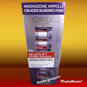1 Conf. (7 Ampolle) L'Oreal Revitalift Filler + Acido Ialuronico + Vitamina B5 Pelle Rimpolpata e Idratata