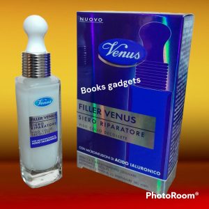 2 pz Venus Filler Siero Riparatore Viso Collo Decolletè con Microinfusioni di Acido Ialuronico Anti-età 30ml