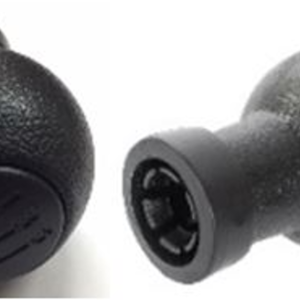 Per Suzuki Alto dal 2010-2015 Pomello per leva del Cambio Nero 5 Marce h:77mm Int:17mm