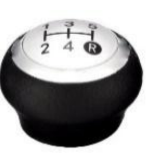 Per Toyota Auris,Rav4, Avensis, Yaris Pomello Silver per Leva del Cambio a 5 Marce Corto (R Basso a Dx) h:50mm