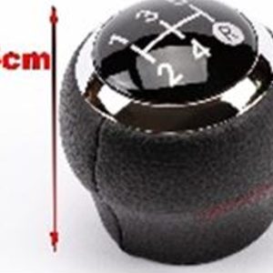 Per Toyota Auris,Rav4, Avensis, Yaris Pomello Nero per Leva del Cambio a 5 Marce Corto (R Basso a Dx) h:50mm