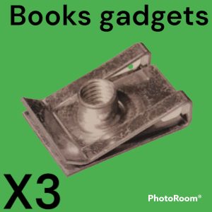 Per Fiat Brava, Marea, Palio, Bravo Kit 3pz Madrevite Metallica per Fissaggio Fendinebbia 4647357