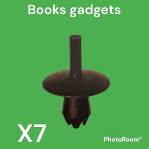 Per Opel Ascona, Astra, Omega, Vectra Kit 7pz Rivetto in Plastica per Fissagio Paraurti 2317703