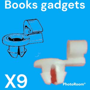 Per Fiat 131, Ducato 1990-1994, Marengo, Regata Kit 9pz Ritegno Tirante Giunto per Astina Clip Porta-Tiranteria 14578180