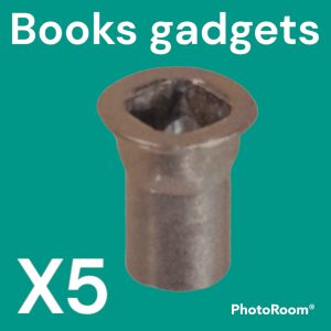 Per Fiat Brava, Bravo, Palio, Kit 5pz Inserto Dado Rivettabile per Fissaggio Parafango 15179511