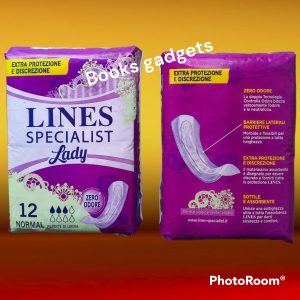 9 Confezioni (108 Assorbenti) Lines Specialist Lady Normal per Perdite di Urine