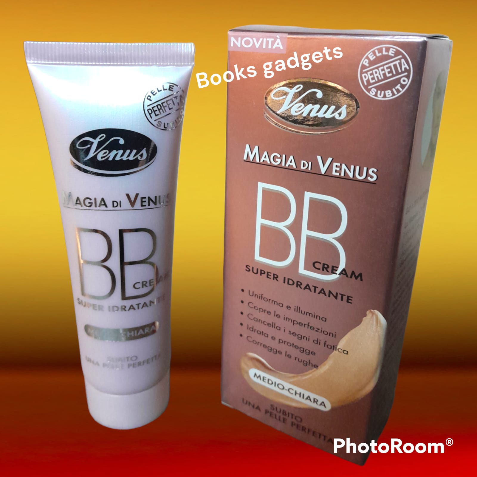 1 pezzo Venus BB Cream Crema Viso Super Idratante Medio-Chiara Corregge le Rughe Illumina 40ml