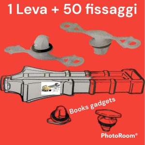 Per Fiat Grande Punto Kit Riparazione per Guarnizione Porta (1 Leva + 50 Clip)