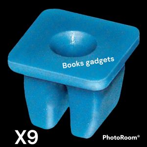 Per Lancia Kappa, Lybra, Musa, Thema 88-94 Kit 9pz Madrevite in Plastica per Rivestimenti e Ripari 4264257