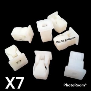 Per Fiat 126, Regata, Ritmo, Small, Panda 86-03 Kit 7pz Madrevite in Plastica per Fissaggio Maniglia Appiglio 14203080