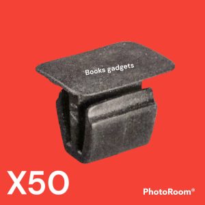 Per Fiat Brava, Bravo, Marea, Palio Kit 50pz Bottone Clip Molletta Nera per Fissaggio Paraurti 7771637