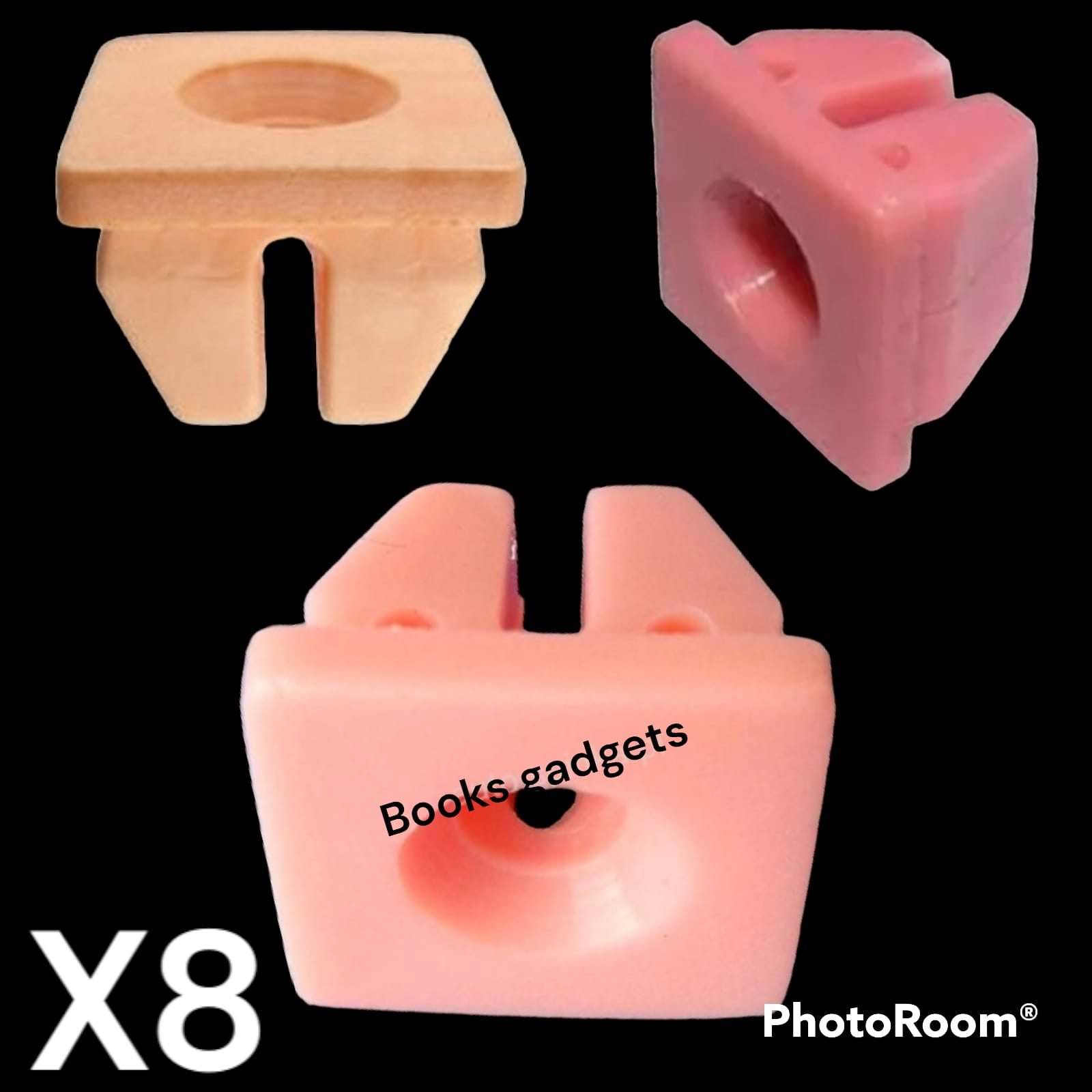 Per Fiat Palio, Perla, Siena, Strada Kit 8pz Madrevite in Plastica per Fiancata Sottoporta/Batticalcagno 14215088