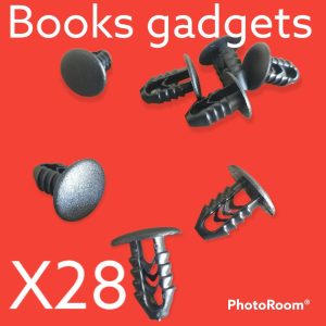 Per Lancia Thema 88-94, Thesis, Y10 Kit 28pz Bottoni Clip per Fissaggio Rivestimenti Interni 14591487 -4292906