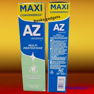 9 pezzi AZ Dentifricio PROTEZIONE FAMIGLIA Multi Protezione 75ml + 10ml