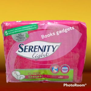 1 Conf. (30 Assorbenti) Serenity Light Super per Perdite Urinarie e Incontinenti Odour Zero