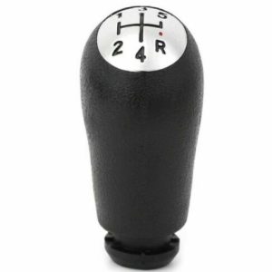 Per Dacia Duster dal 2010 Pomello per Leva del Cambio Lungo Nero a 5 Marce (R in Basso a Dx)