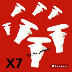 Per Audi Q5 dal 2005 Kit 7pz Bottone Clip Fissaggio Guarnizione-Porta 4L0837485