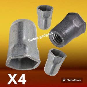 Per Audi Skoda Seat Kit 4pz Dado Rivetto Speciale in Ferro N90263104