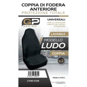 Coppia di Fodere Anteriori protezione Totale Modello Ludo per Auto
