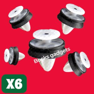 Per Alfa Romeo Giulia da 2016 Kit 6pz Bottone Clip per Fissaggio Cristallo Laterale