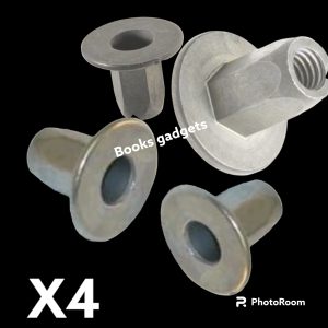 Per Audi Skoda Seat Kit 4pz Dado Rivetto Speciale in Ferro N90817302
