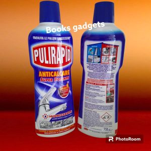 9 Flaconi Pulirapid Classico Anticalcare Igienizzante Bagno e Cucina 750ml