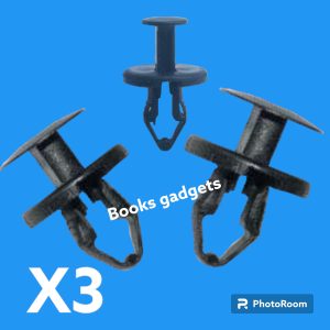 Per Jeep Compass 4xe dal 2021 Kit 3pz Rivetto in Plastica per Fissaggio Parafango K06508863AA