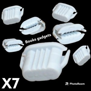 Per Citroen e-C4 dal 2020 Kit 7pz Madrevite in Plastica per Fissaggio Paraurti Anteriore 7568NZ