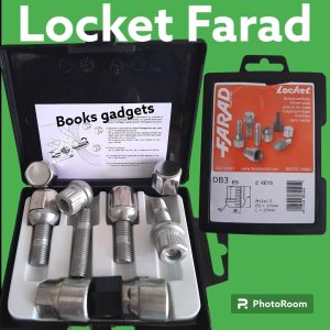 Per DR4 dal 2021> Kit Bulloni Antifurto Locket Farad per Cerchi in Acciaio
