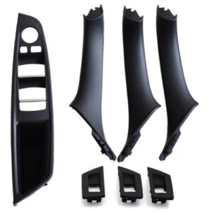 Per Bmw 5 (F10-F11) dal 2010-2016 Kit 7 pezzi Impugnature Interno porta colore Nero