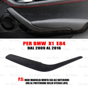 Per Bmw X1 (E84) dal 2010-2016 Kit 4 pezzi Copertura per Impugnatura porta Nero