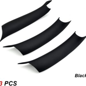 Per Bmw X5 (F15) dal 2014-2018 Kit 3 pz Coperture Nere per Impugnatura Porta