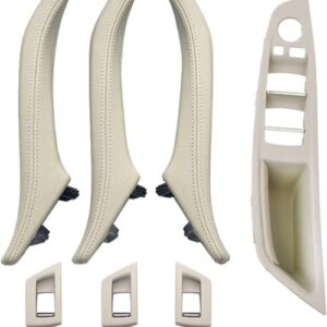 Per Bmw 5 (F10-F11) dal 2010-2016 Kit 7 pezzi Impugnature Interno porta in Pelle Oyster