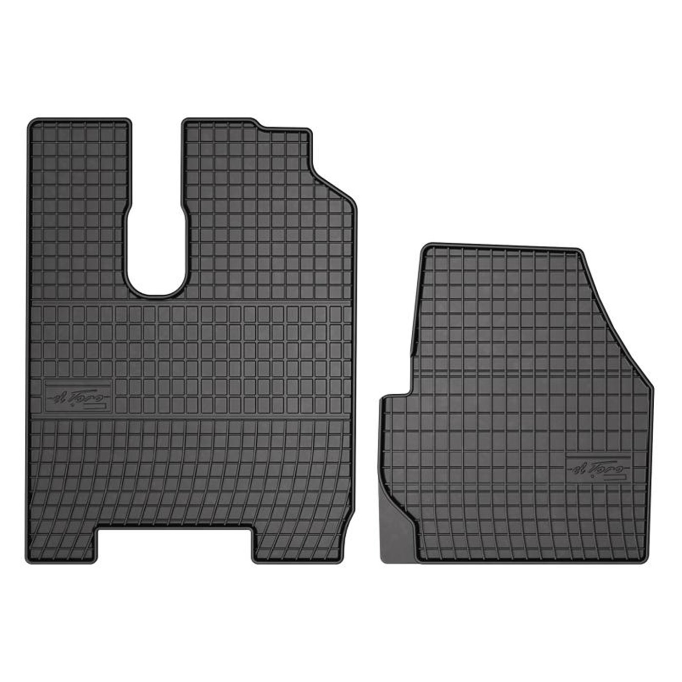 Set 2 Tappetini in Gomma su Misura per MERCEDES Actros MP2 dal 2003>2006