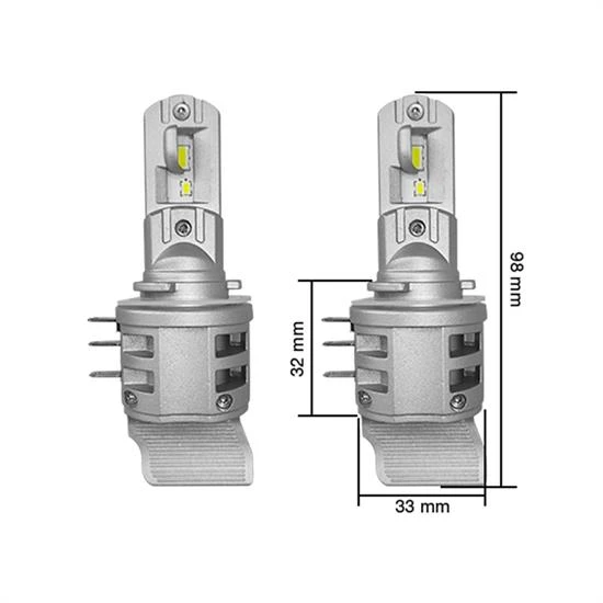 Kit Lampade Led H15 Conversion ILUZ 2000lm 6500°K 10-30V 10W Simoni Racing