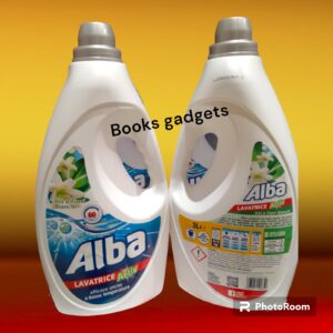 9 Flaconi Alba Lavatrice Activ Detersivo Iris e Fiori Bianchi 60 Lavaggi 3Lt
