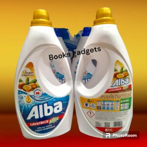 9 Flaconi Alba Lavatrice Activ Detersivo Argan e Narciso 60 Lavaggi 3Lt