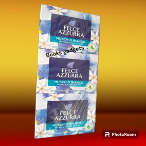 9 Conf. Felce Azzurra (27 Saponette) Sapone Mani Muschio Bianco Essenza Delicatezza 100gr