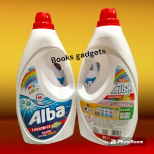 9 Flaconi Alba Lavatrice Activ Detersivo Mix Color per Capi Colorati 60 Lavaggi 3Lt