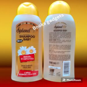 8 Flaconi Splend'or Shampoo Baby Estratto di Camomilla Capelli Morbidi 300ml