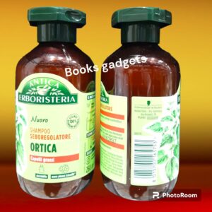 9 Flaconi Antica Erboristeria Shampoo Seboregolatore Ortica Capelli Grassi 250ml