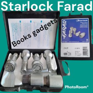 Per Mercedes Classe GLC 06.2015> Kit Bulloni Antifurto Starlock Cerchi in Lega Originali