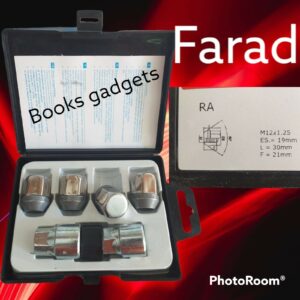 Per Toyota GR 86 Coupè dal 2021 Kit Dadi Antifurto Farad per Cerchi in Acciaio Originali