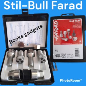 Per Bmw i3 dal 2013-2022 Kit Bulloni Antifurto Stil-Bull Farad per Cerchi in Acciaio