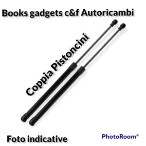 2 Pistoni Pistoncini Portellone Posteriore per Skoda Yeti (5L) dal 05.2009