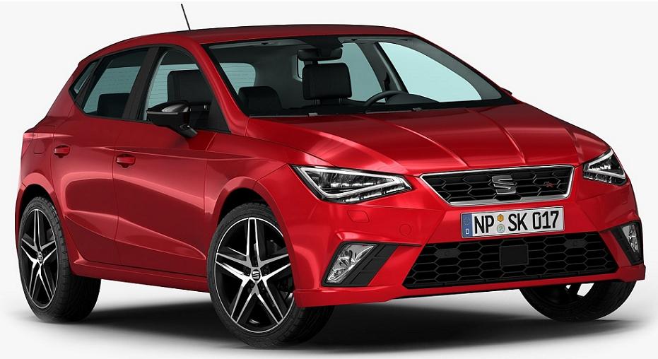 Per Seat Ibiza dal 2017 Set Tappetini in Gomma su Misura Neri di Alta Qualità